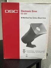 DSC TS-333S Dual Tone Surface Mount Siren Speaker Horn White SD 30W 12VDC 122DB