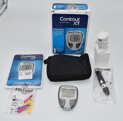 Contour XT Blutzuckermessgerät Set | neu | Zubehör | Ersatzteile abgelaufen