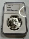 1968-D  KENNEDY US Half Dollar,   MS65 by NGC,   a SUPERB looking coin!!!!