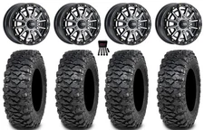 ITP SD10 Bdlk 15x6.5 Wheels GM 32" Savage XT Sticky Tires Can-Am Maverick R