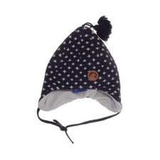 Finkid, Bommelmütze, Größe: 50, Baumwolle, Blau/Weiß, Unisex (Kinder) #PCA