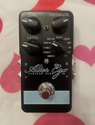 TC Electronic Alter Ego V2 Stereo Reverb Guitar Effects Pedal W/Toneprint