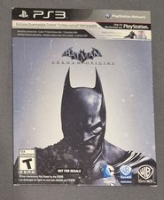 Batman: Arkham Origins - PS3 - Rare "Not For Resale" Copy