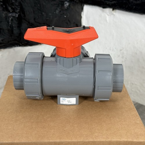 GF 3 Way Ball Valve Type 543 d32DN25 25mm Manual ABS EPDM 169 543 204 NEW - Picture 5 of 17