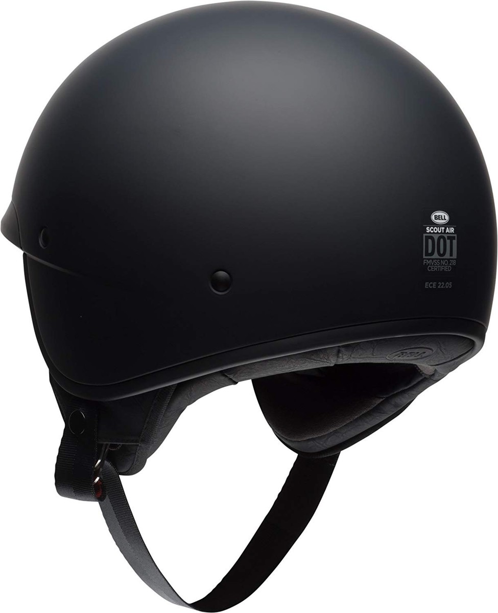 7081562 bell helmet Bell Scout Air Open-Face Helmet (Solid Matte Black) (XX-Large) 7092662