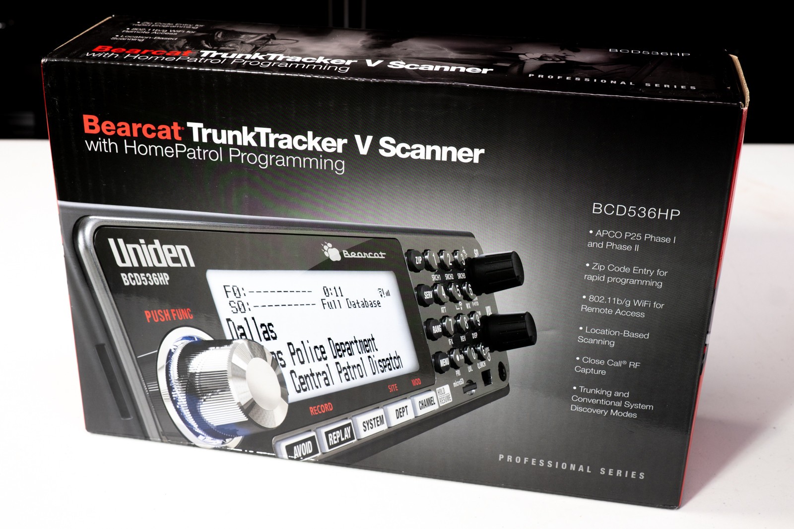 Uniden BCD536HP HomePatrol Series Digital  Scanner with Wi-F