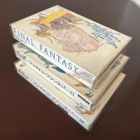Final Fantasy I II III Square Famicom NES NTSC-J Japan Import Set of 3