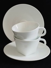 2 Sets Nespresso Big Game Design White Porcel...