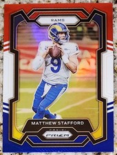 Sports Cards 2023 Panini Prizm Mathew Stafford Red White And Blue Prizm Card...
