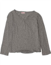 BRUMS Mädchen Top Langarm 9-10 Jahre Grau Ba...