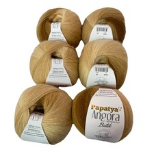 Papatya Angora Batik Yarn | 6x100g Ball 20% Merino Wool Blend Shade 02 Multi