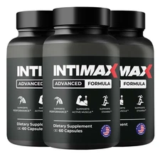 (3 Pack) Intimax for Men Advanced Max Formula Vitamin Supplement