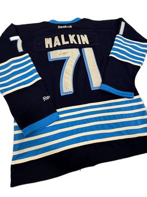Evgeni Malkin Signed Pittsburgh Penguins Authentic Jersey Autographed BAS COA