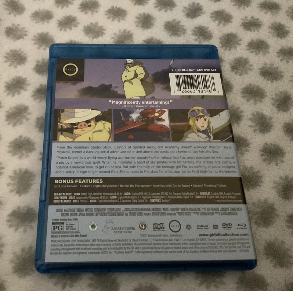 PORCO ROSSO 2015, Blu-Ray + DVD Studio Ghibli - Image 4 of 4