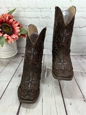 Roper embellished Western Boots Cross Studded girls 1 coastal cowgirl festival