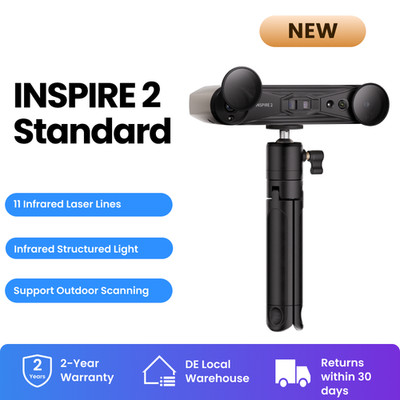 Revopoint INSPIRE2 3D Scanner For 3D Print 0.05mm Handheld Outdoor Laser Scanner