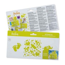 Stencil per torte Baby 10x25 cm Decora
