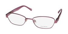NEW VERA WANG V335 GLASSES WOMENS FULL-RIM 51-17-130 METAL  PLASTIC PURPLE CAT