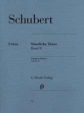 Schubert Complete Dances Vol II for Piano Solo Henle Urtext Sheet Music Book