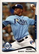 2014 Topps Series 1 [Base] - Enny Romero (RC) #49 - Rays