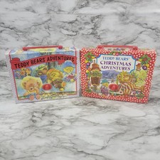 Vintage Teddy Bears' Adventures 1992 book set 4 with original case Lot 2 READ