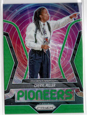 Cheryl Miller 2025 Panini Prizm WNBA #7 Pioneers Insert Green Prizms