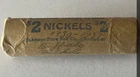 Buffalo Nickel roll, various dates and mints, 40 coin roll.