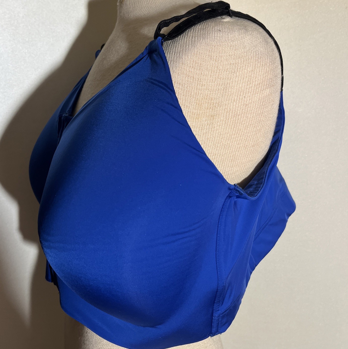 Torrid Active  Wireless Zip-Front Blue Sports Bra… - image 2