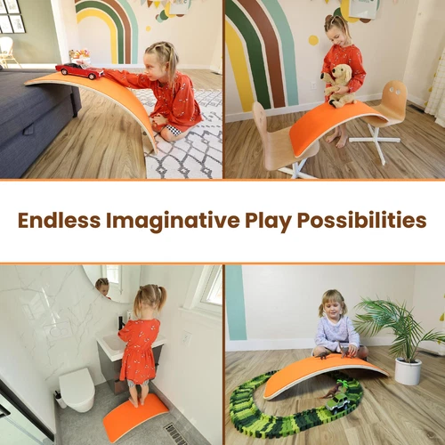 Balance Board - Premium Wooden Wobble Board for Exercise & Balance Training -... - Picture 7 of 7