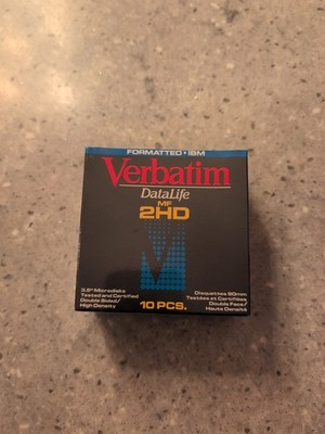VERBATIM DataLife MF 2HD 3.5  Microdisks 10 Pieces  - NEW SEALED