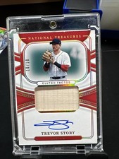 Trevor Story National Treasure Clutch factor Mem Card Jersey Number Match 10/10