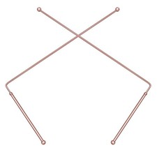 99.9 Copper Dowsing Rods - 2PCS Divining Rods for Water and Treasure