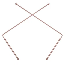 99.9% Copper Dowsing Rods - 2PCS Divining Rods for Water and Treasure
