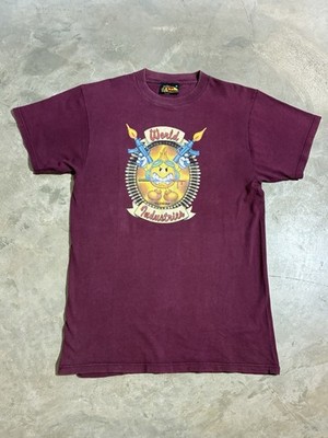 Vintage World Industries Flameboy Graphic T Shirt Made in USA Size M
