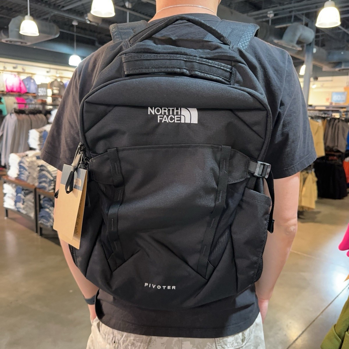 blakc north face backpack The TNF Black 35L Travel The bottom compression feature High Sierra Fatboy Tech pre-order Color:Minnie Mouse