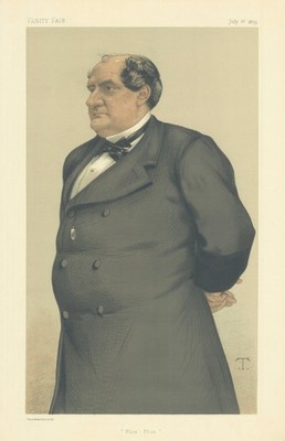 Vanity Fair Spy Cartoon Prinz Hieronymus Napoleon Bonaparte 'Plon-Plon' Frankreich 1879