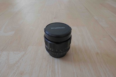 Voigtlander NOKTON 58mm F/1.4 SL Nikon F Ai-s Black Rim W/Hood US Stock