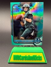 2021-22 Bowman Football - Payton Thorne - Aqua Refractor - /299