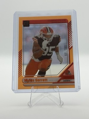2024 Panini Clearly Donruss Myles Garrett #14 Orange /199