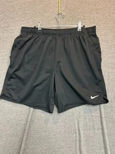 Nike Dri-Fit Unlined Versatile Shorts Mens XL Black Relaxed Fit Athletic Workout