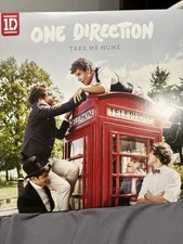 One Direction Take Me Home Vinyl LP UO Exclusive Translucent w/ White Swirls 1D