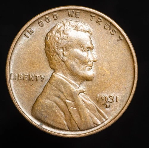 ✅  1931-D Lincoln Wheat Cent Penny AU/UNC    "Actual Coin Pictured"    FREE S&H