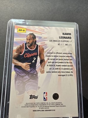 1024003 - 2025-26 Topps - Power Players Kawhi Leonard Foil Chrome