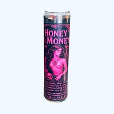 Vela de miel y dinero para conseguir un Sugar Daddy diseñada para atraer a hombres generosos