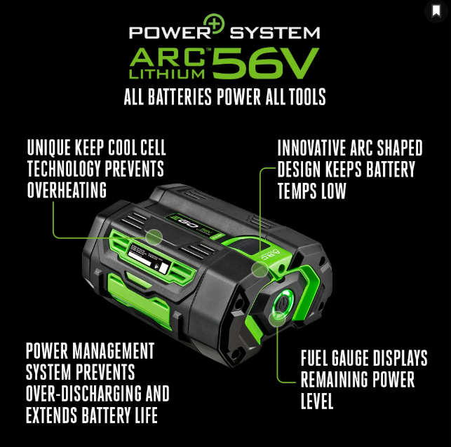 EGO BA2800T 56V 5.0Ah Battery listing photo 4