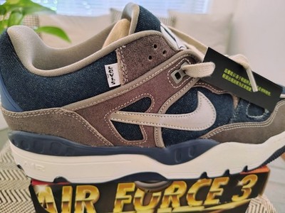 NEW NIGO Levi's × Nike Air Force 3 Low Enigma Stone HQ0262-004 US men size 14