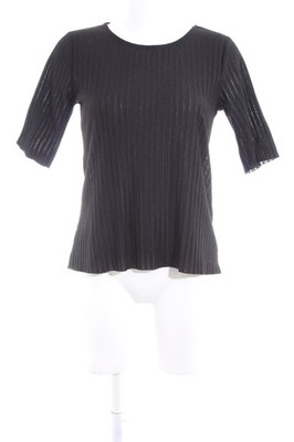 RESERVED T-Shirt Damen Shirt Gr. DE 38 schwarz Casual-Look