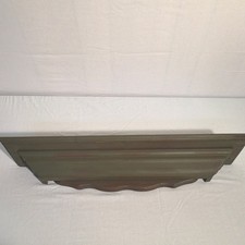 Brown Wooden Decorative Wall Shelf Painted Finish 29x6 Inches