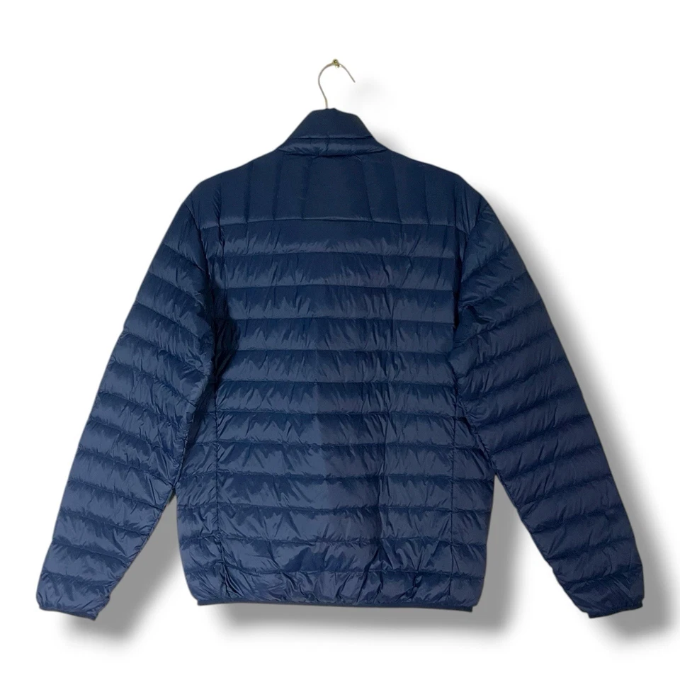 Hawke & Co Packable Down filled puffer jacket Men Size S Navy Quilted Travel - Image 2 of 4