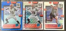 2022 Donruss Optic - Cam Taylor-Britt - Rookie - Blue Glitter - Wave /300 - Holo